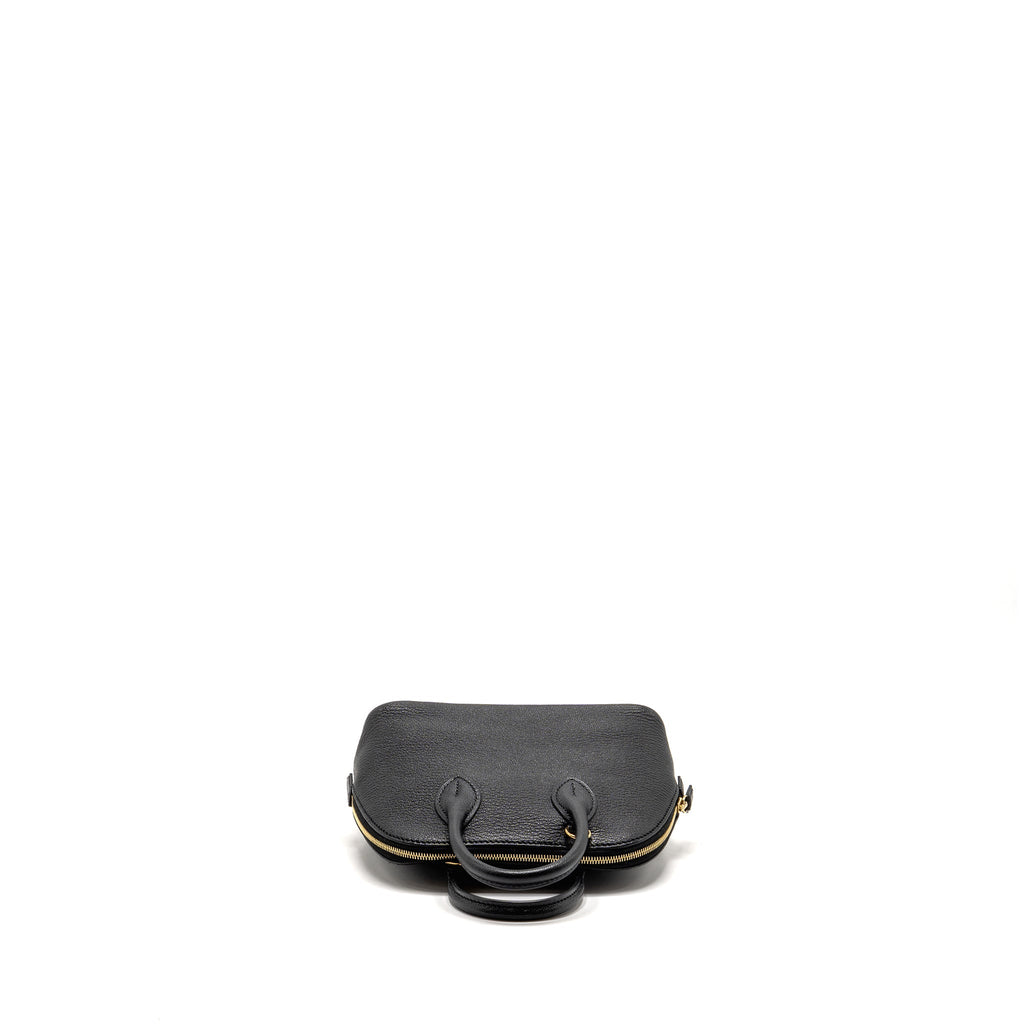 HERMES MINI BOLIDE CHEVRE MYSORE BLACK GHW