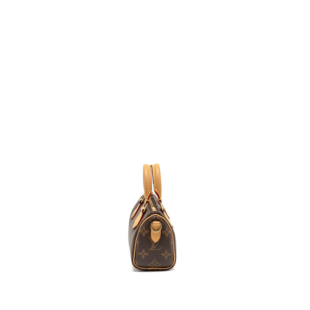 LOUIS VUITTON NANO SPEEDY MONOGRAM CANVAS GHW
