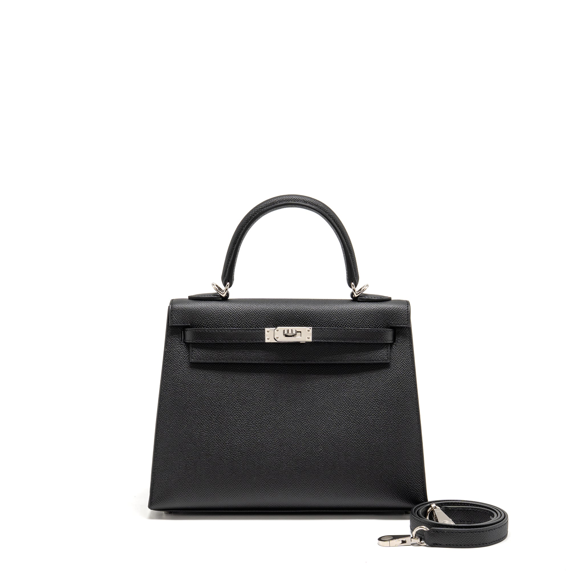 HERMES KELLY 25 EPSOM BLACK SHW