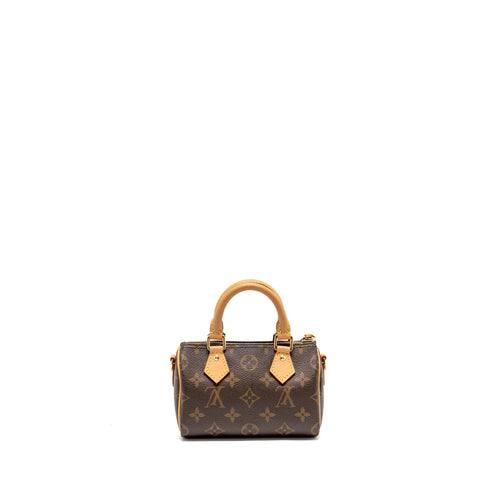 LOUIS VUITTON NANO SPEEDY MONOGRAM CANVAS GHW