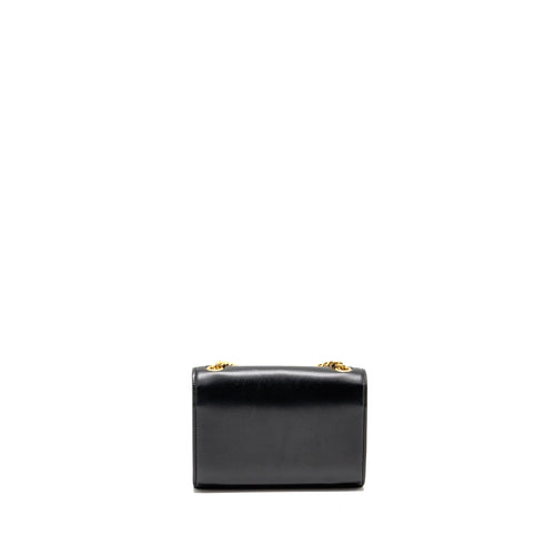 SAINT LAURENT/YSL MINI KATE TASSEL BAG CALFSKIN BLACK GHW