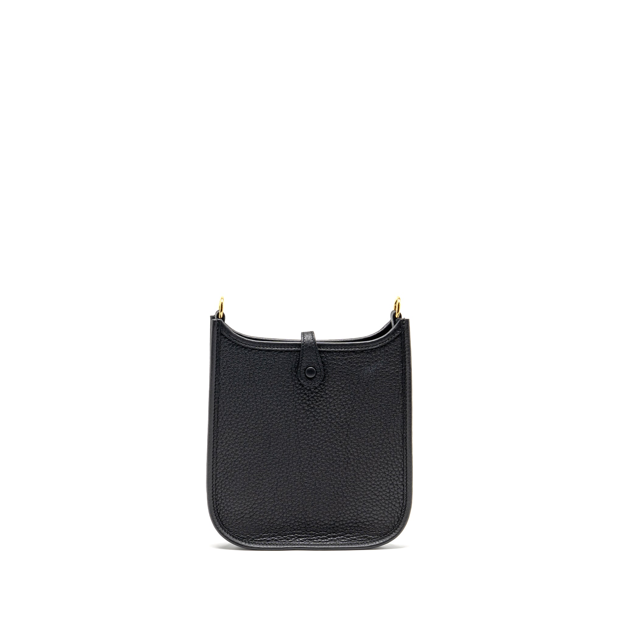 HERMES MINI EVELYNE CLEMENCE BLACK GHW