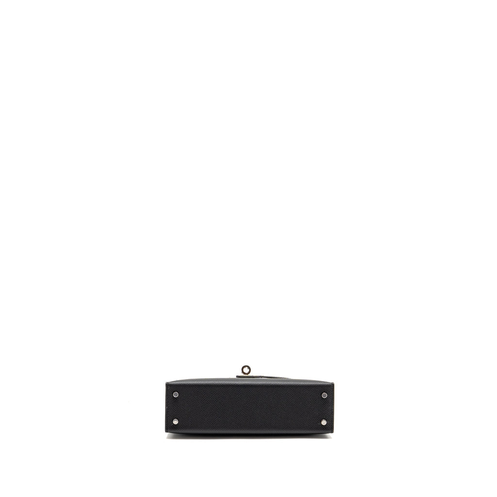 HERMES MINI KELLY II SPECIAL ORDER EPSOM BLACK SHW