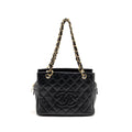 CHANEL PETITE TIMELESS TOTE CAVIAR BLACK GHW
