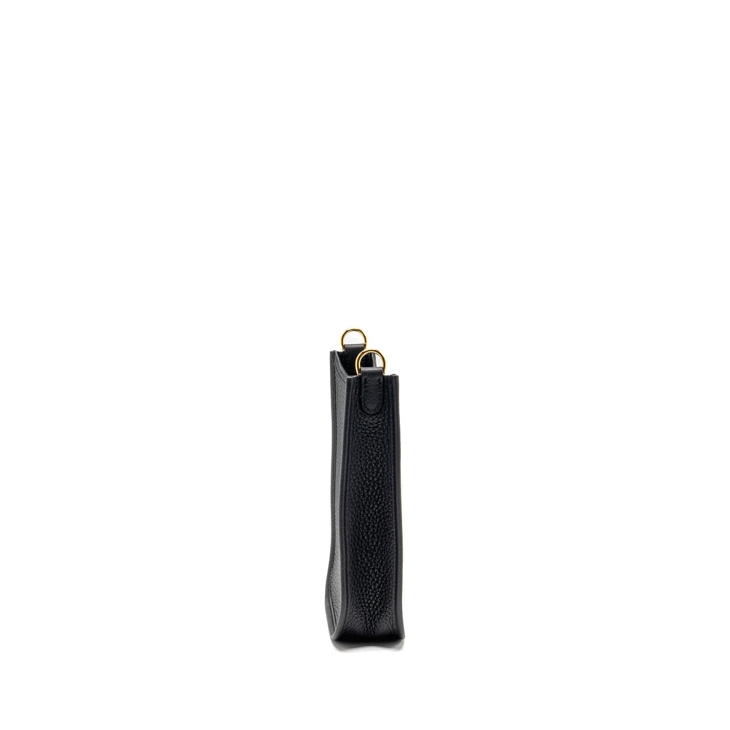HERMES MINI EVELYNE CLEMENCE BLACK GHW