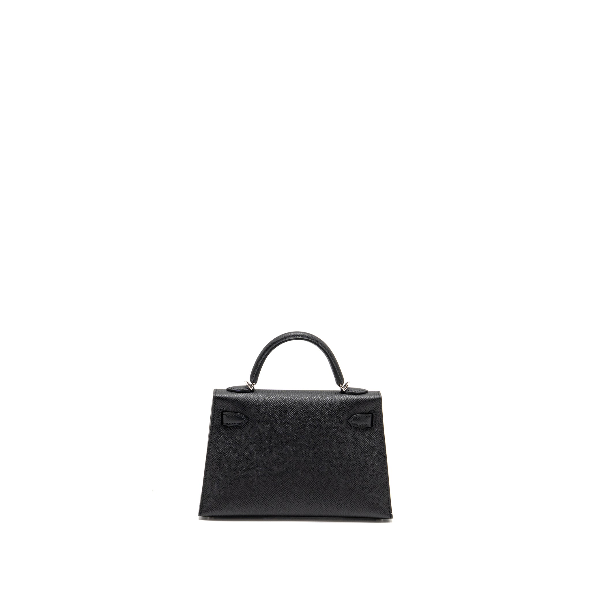 HERMES MINI KELLY II SPECIAL ORDER EPSOM BLACK SHW