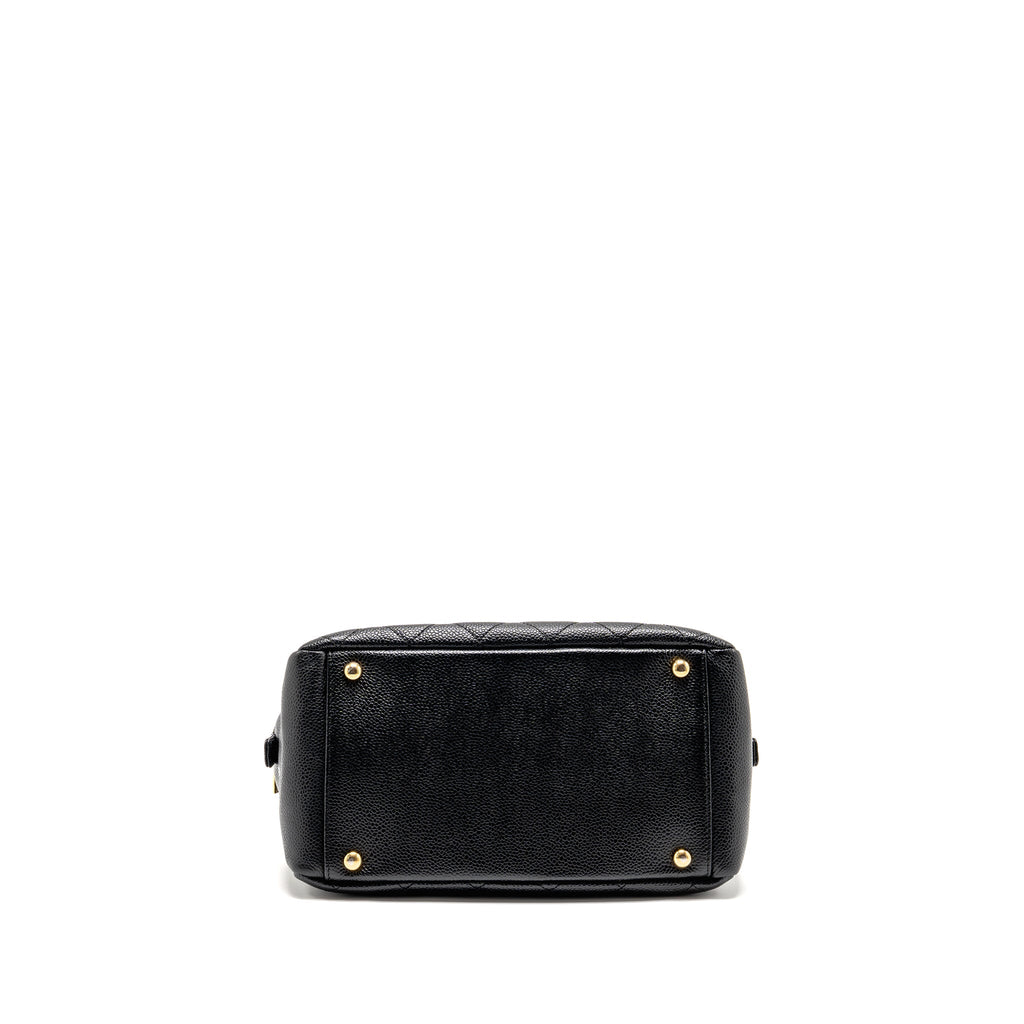 CHANEL PETITE TIMELESS TOTE CAVIAR BLACK GHW