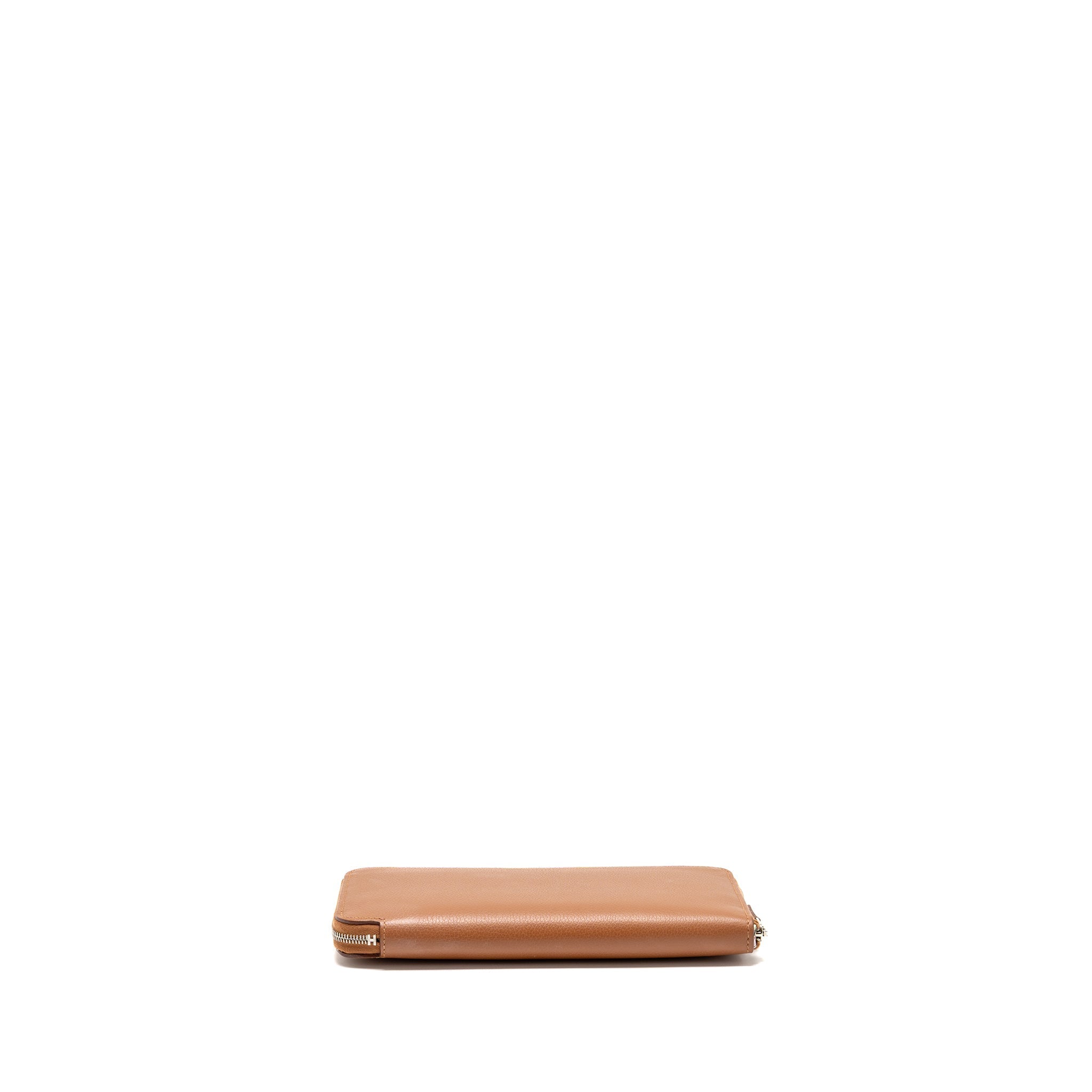HERMES SILK IN CLASSIQUE LONG WALLET EPSOM GOLD SHW