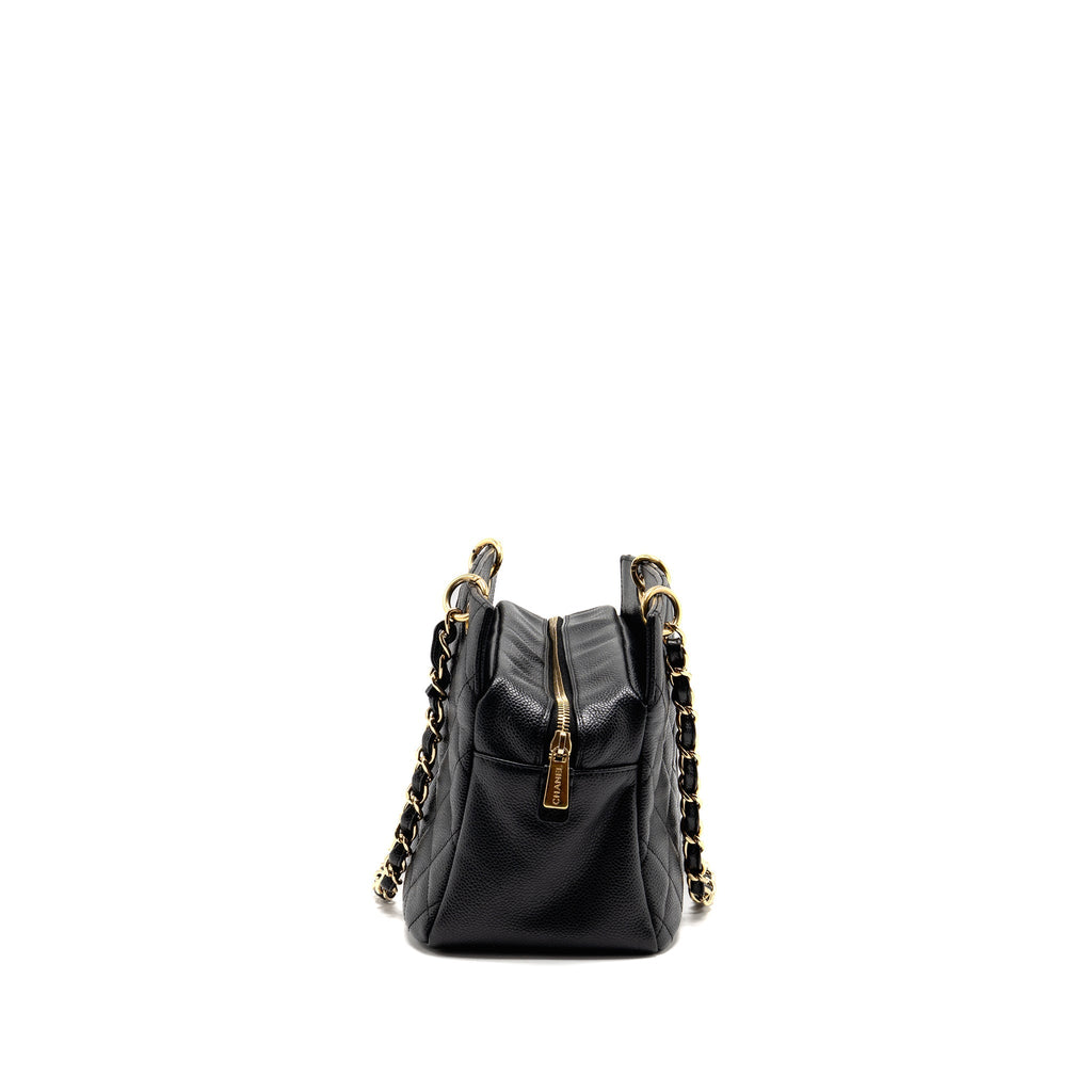 CHANEL PETITE TIMELESS TOTE CAVIAR BLACK GHW