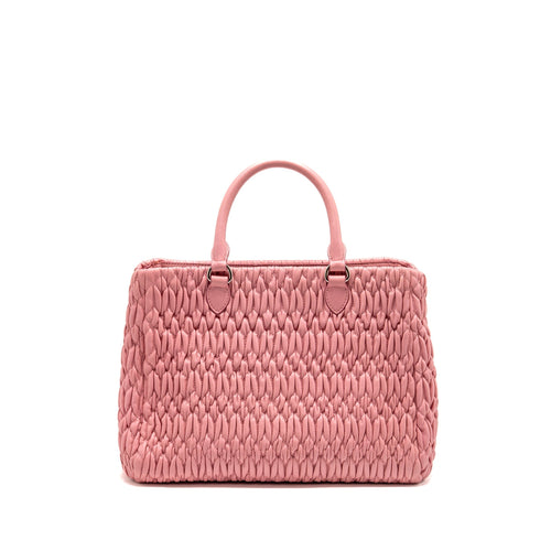 MIU MIU CRYSTAL TOTE BAG NAPPA PINK SHW