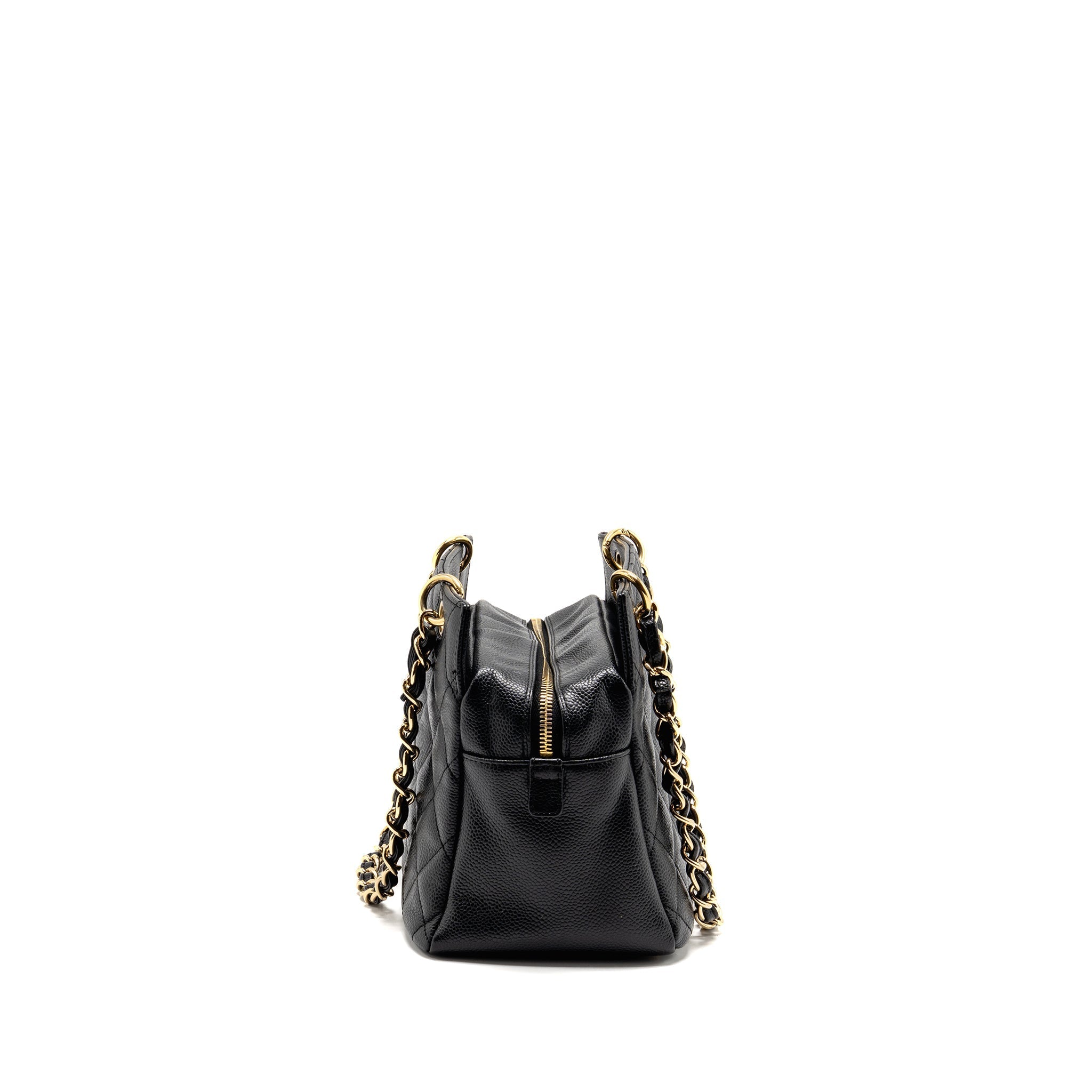 CHANEL PETITE TIMELESS TOTE CAVIAR BLACK GHW
