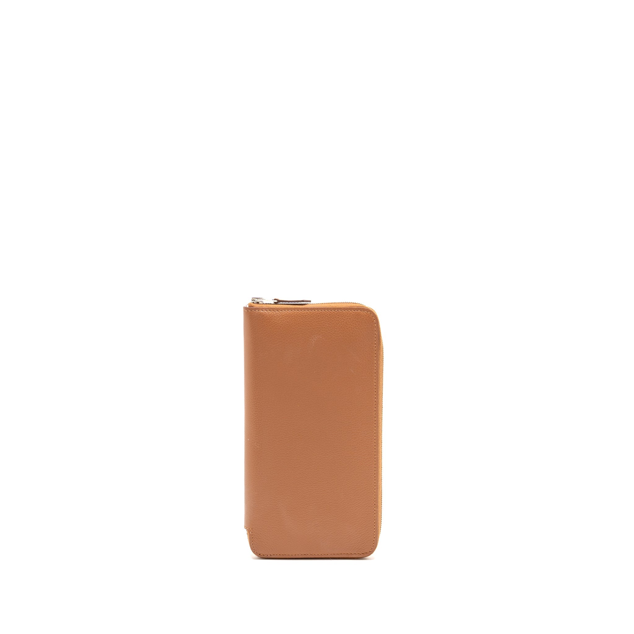 HERMES SILK IN CLASSIQUE LONG WALLET EPSOM GOLD SHW