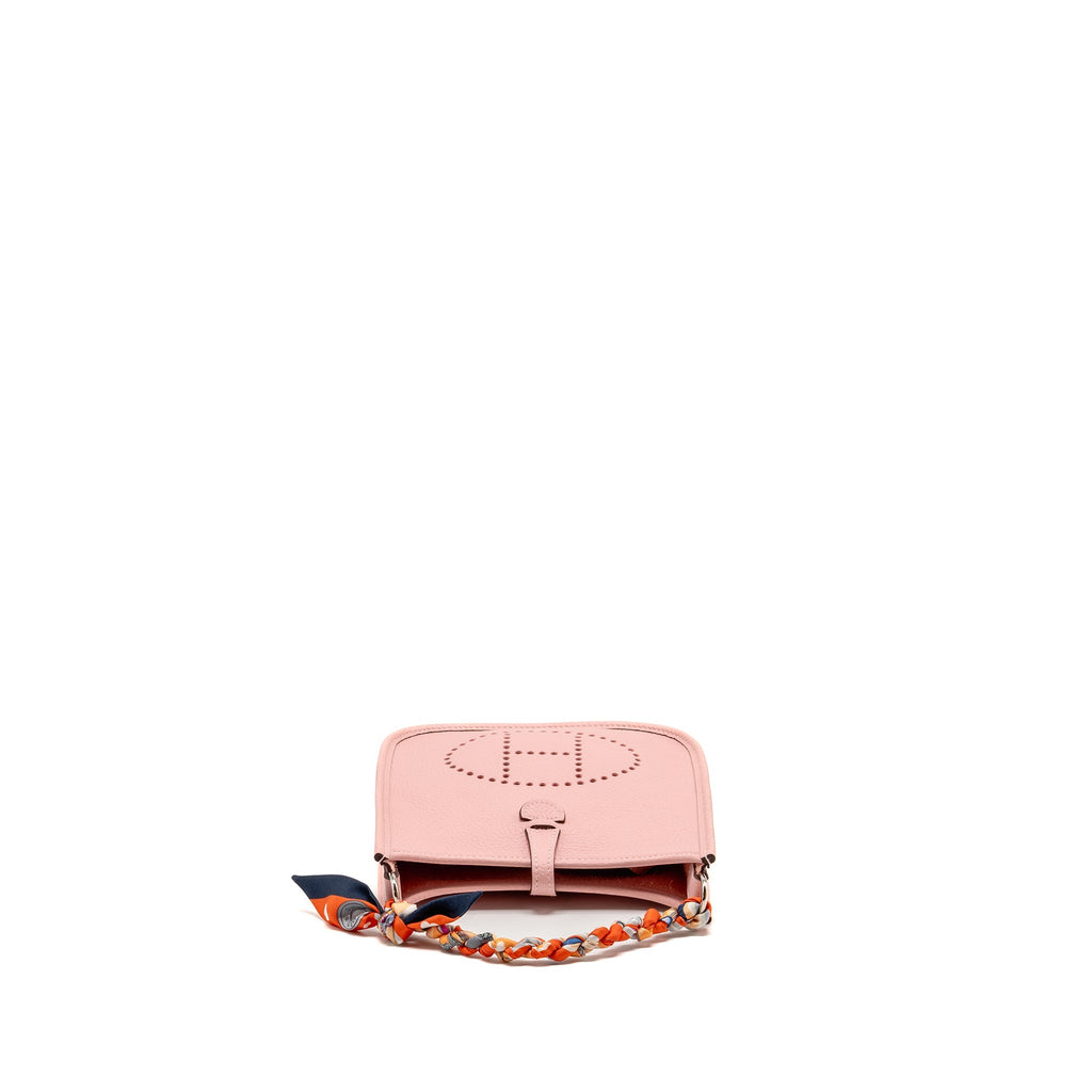 HERMES MINI EVELYNE CLEMENCE ROSE SAKURA SHW