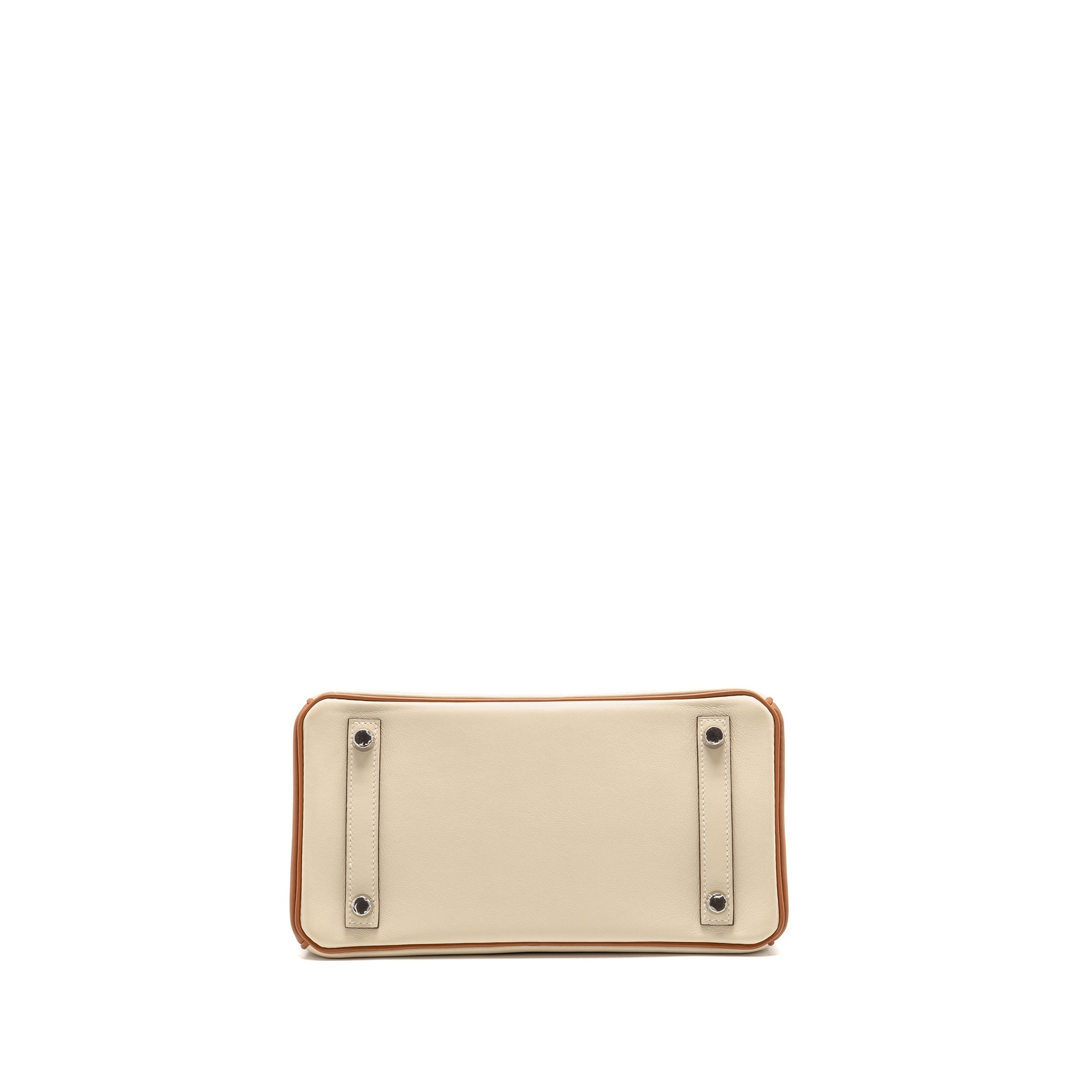 HERMES BIRKIN 25 SPECIAL ORDER SWIFT CRAIE / GOLD BRUSHED SHW