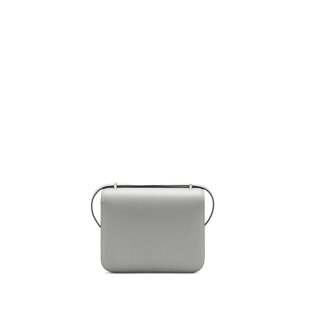 HERMES MINI CONSTANCE EPSOM 8U BLEU GLACIER SHW