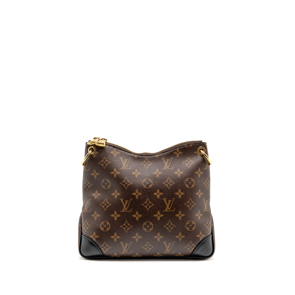 LOUIS VUITTON ODEON PM BAG MONOGRAM CANVAS BLACK GHW
