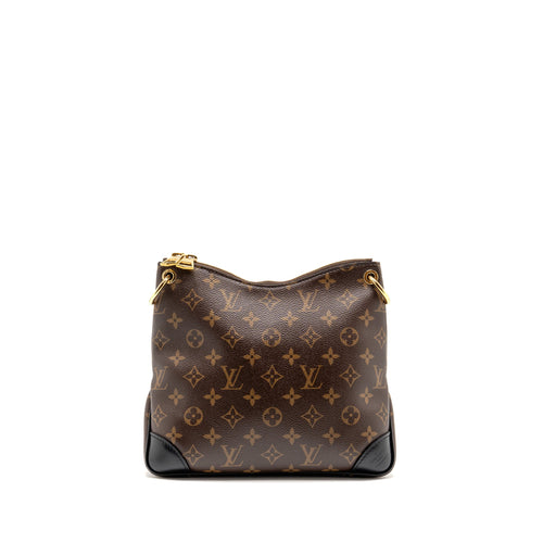 LOUIS VUITTON ODEON PM BAG MONOGRAM CANVAS BLACK GHW