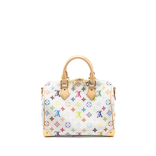 LOUIS VUITTON LV X TM SPEEDY BANDOULIÈRE 25 MONOGRAM CANVAS WHITE/ MULTICOLOUR GHW