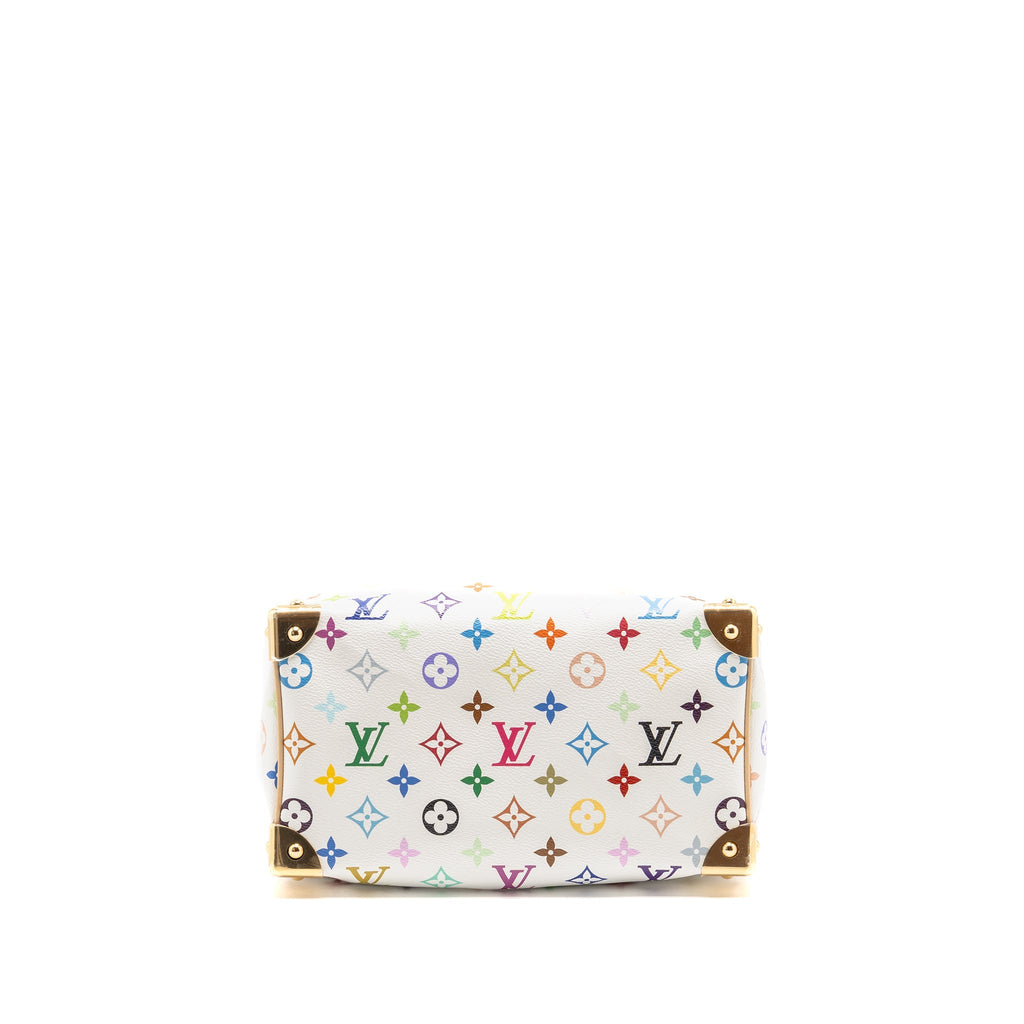 LOUIS VUITTON LV X TM SPEEDY BANDOULIÈRE 25 MONOGRAM CANVAS WHITE/ MULTICOLOUR GHW