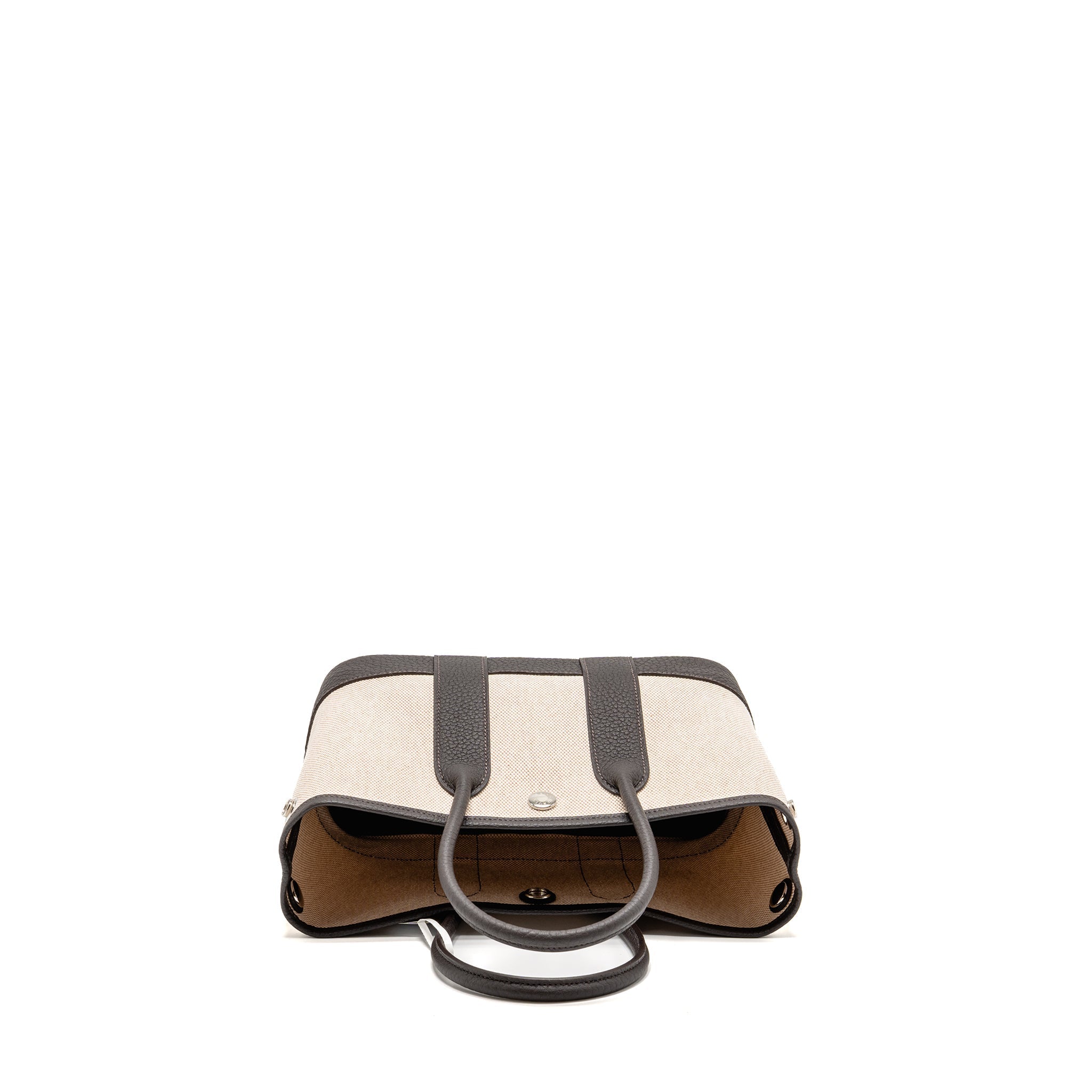 HERMES NEO GARDEN PARTY 23 CANVAS / NEGONDA ECRU-BEIGE/BAI-BRUN SHW
