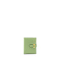 HERMES BEARN COMPACT VERSO WALLET EPSOM VERT CRIQUET/BLEU BRUME GHW