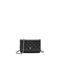 CHANEL CLASSIC WALLET ON CHAIN CAVIAR BLACK SHW (MICROCHIP)