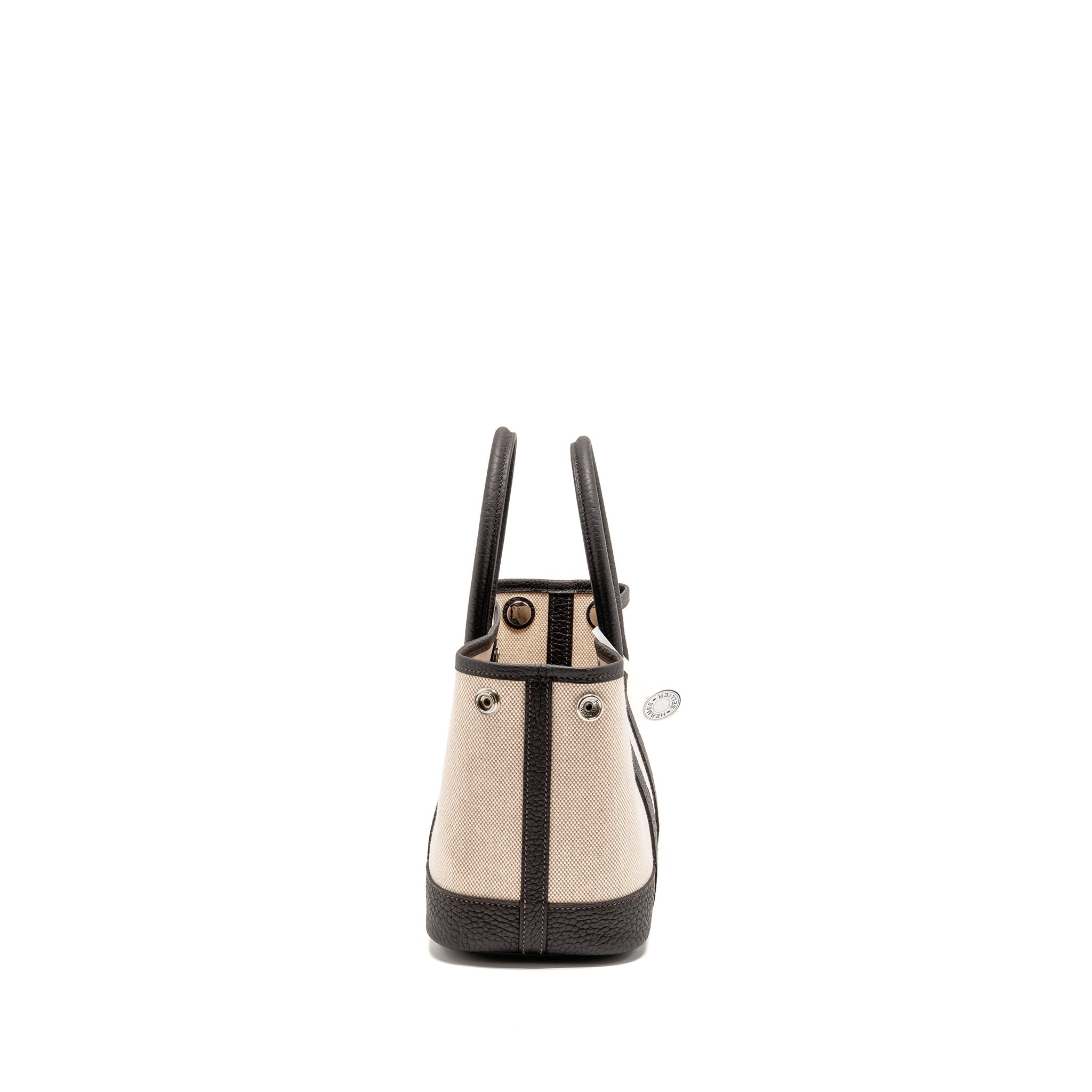 HERMES NEO GARDEN PARTY 23 CANVAS / NEGONDA ECRU-BEIGE/BAI-BRUN SHW