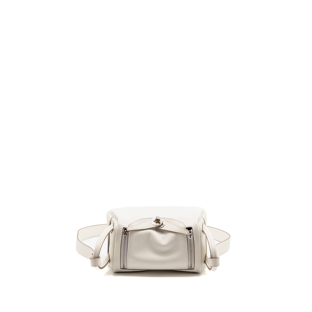 HERMES MINI LINDY SWIFT GRIS PALE/ GRIS MEYER SHW
