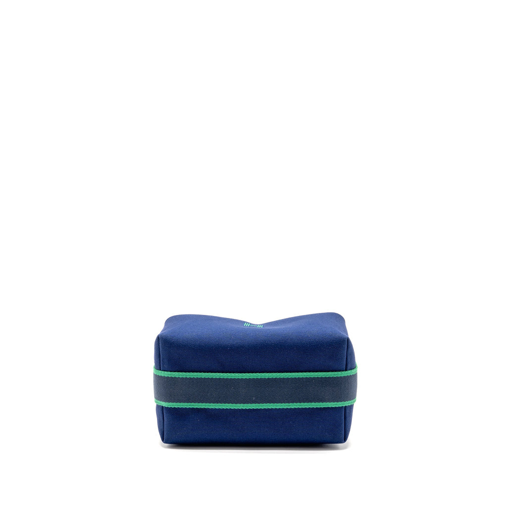 HERMES TROUSSE DE TOILETTE BRIDE A BRAC PM MARINE SHW