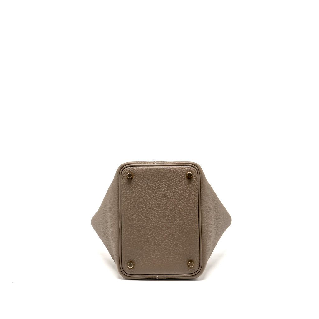 HERMES PICOTIN 18 LOCK BAG CLEMENCE ETOUPE GHW