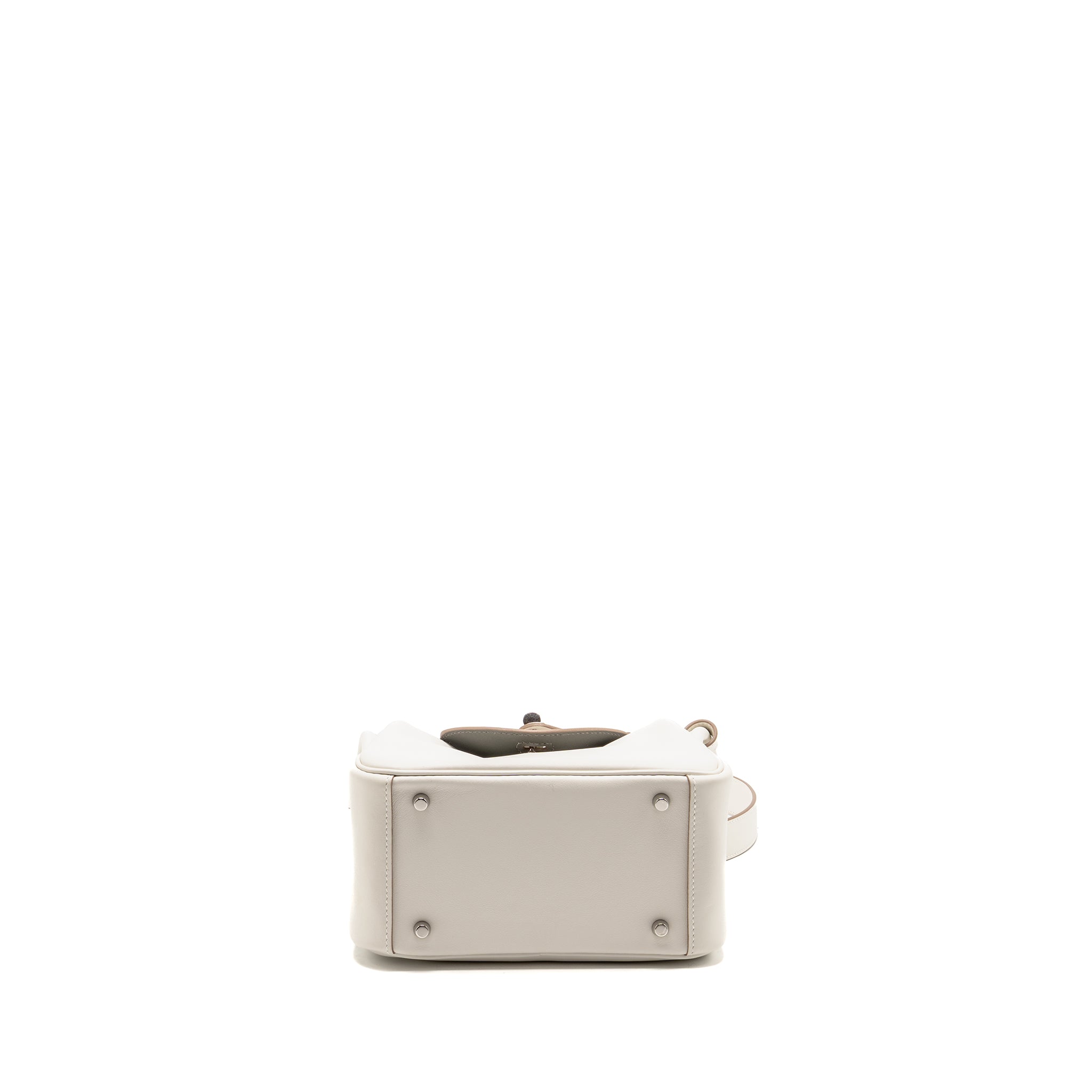 HERMES MINI LINDY SWIFT GRIS PALE/ GRIS MEYER SHW