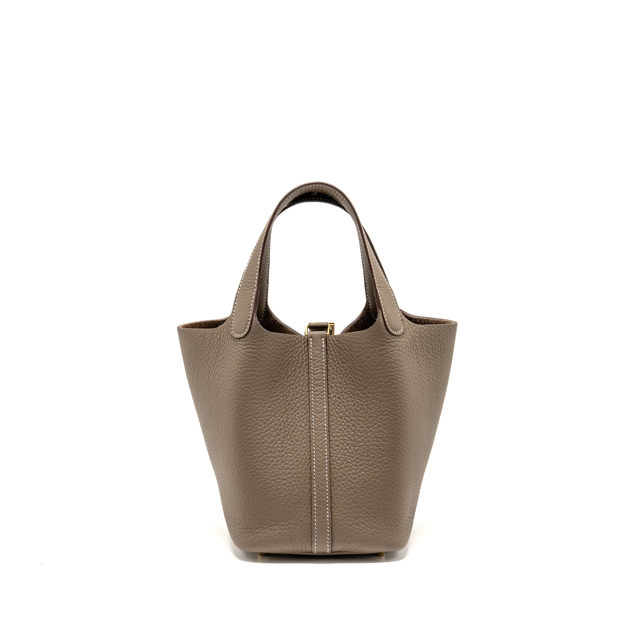 HERMES PICOTIN 18 LOCK BAG CLEMENCE ETOUPE GHW