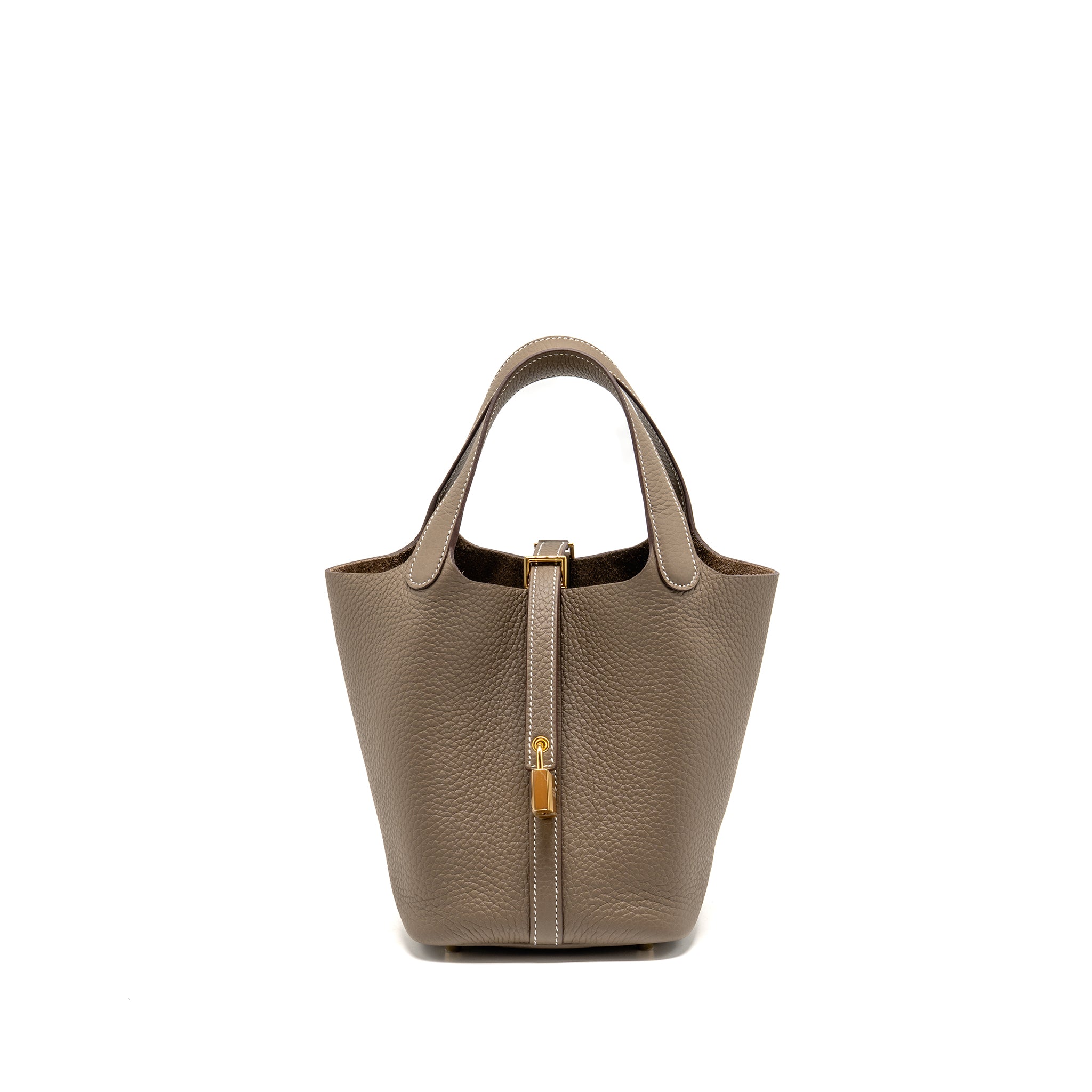 HERMES PICOTIN 18 LOCK BAG CLEMENCE ETOUPE GHW