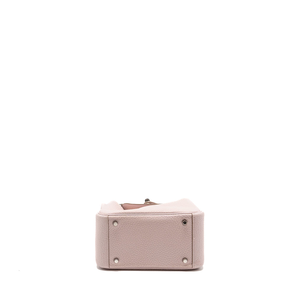 HERMES MINI LINDY CLEMENCE MAUVE PALE SHW