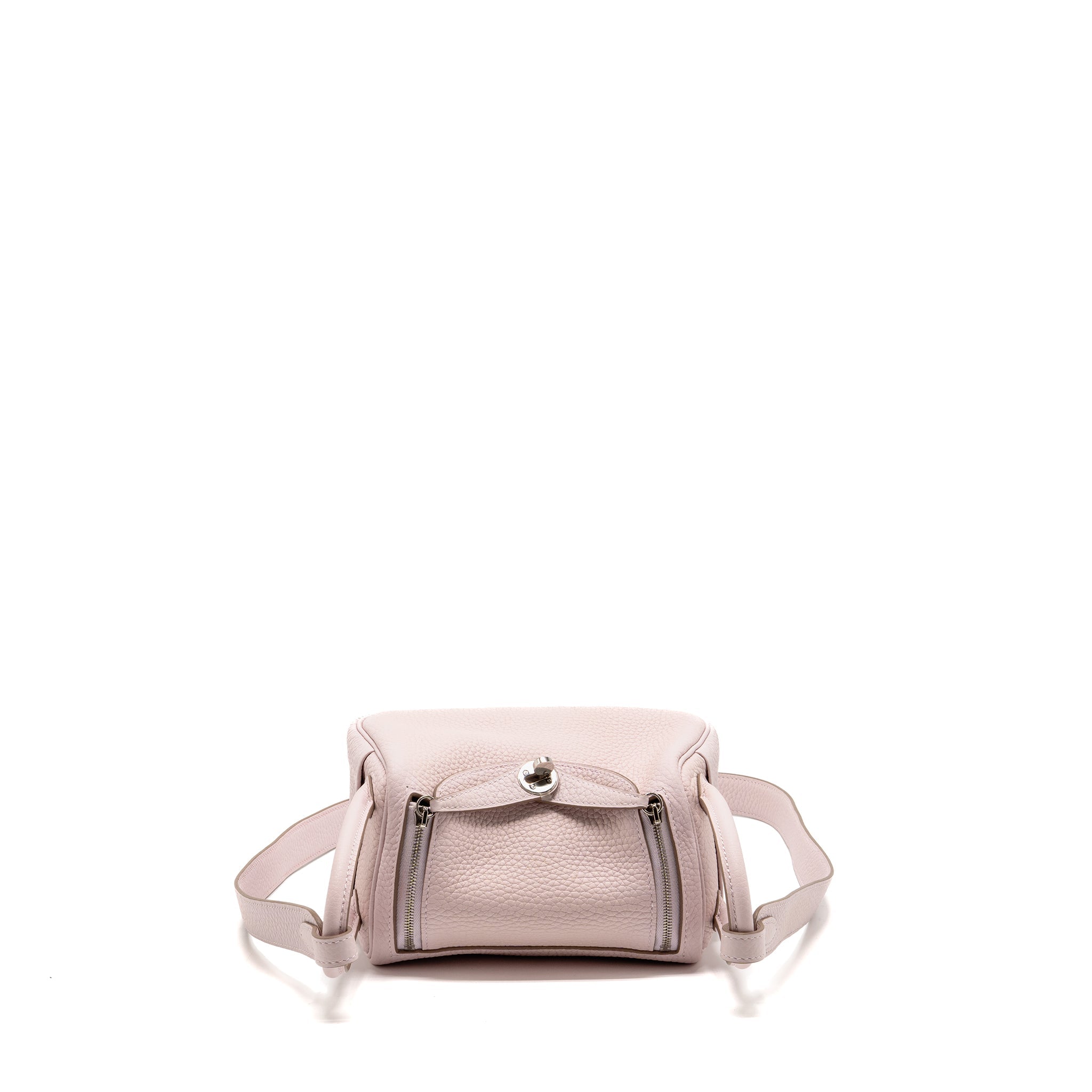 HERMES MINI LINDY CLEMENCE MAUVE PALE SHW