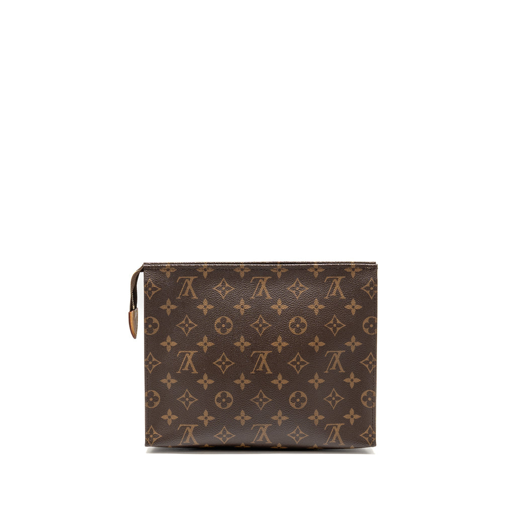 LOUIS VUITTON TOILETRY POCHETTE 26 MONOGRAM CANVAS GHW