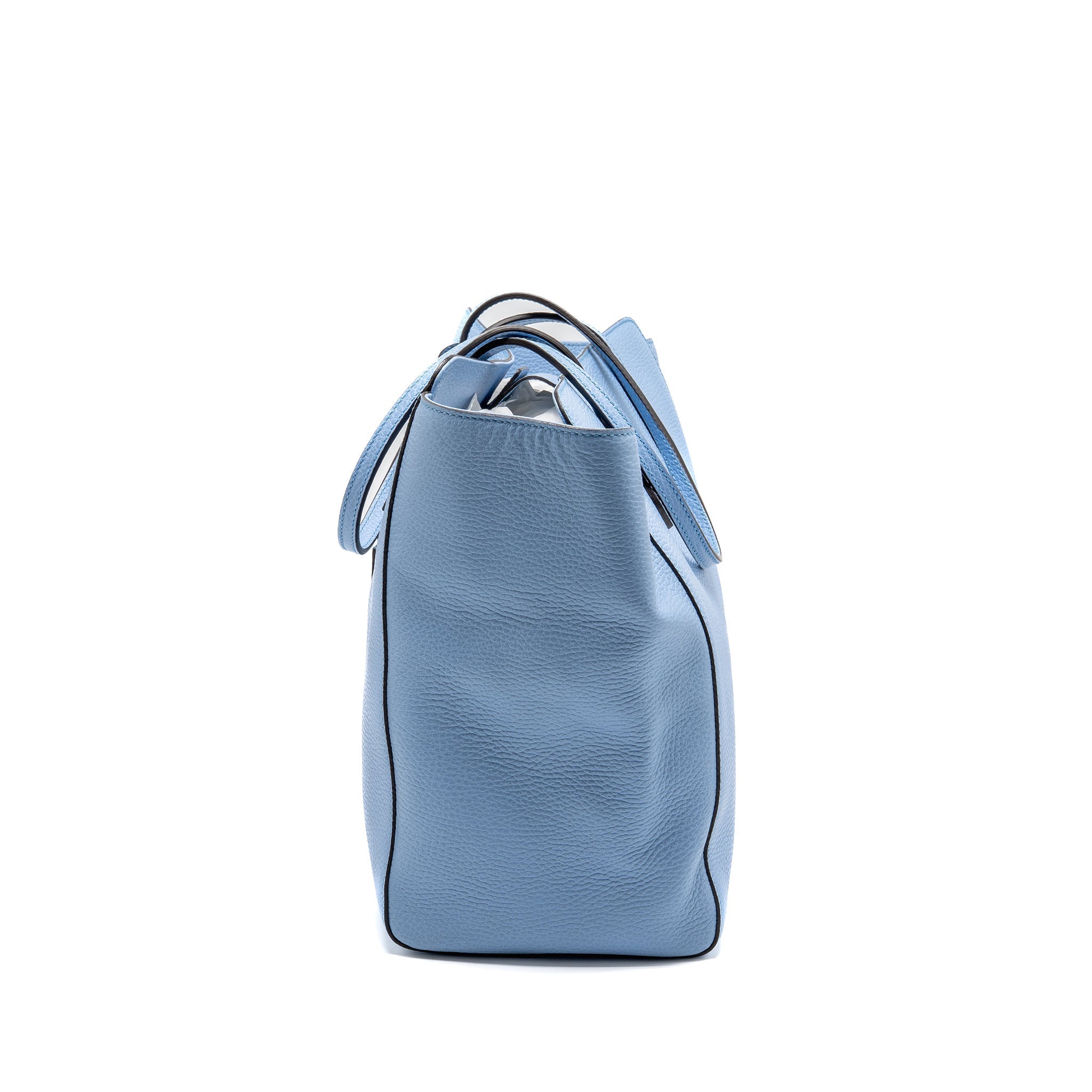 GUCCI MEDIUM SWING TOTE BAG CALFSKIN BLUE GHW