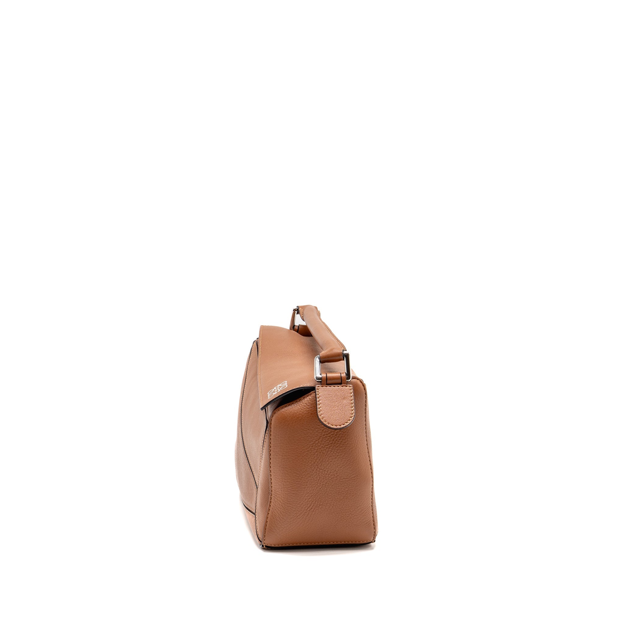 LOEWE SMALL PUZZLE BAG CALFSKIN TAN SHW