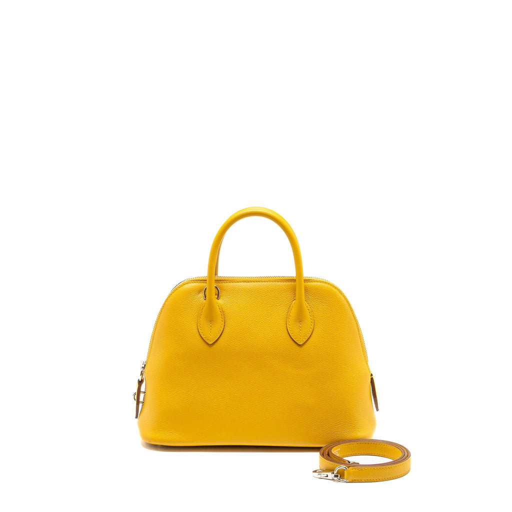HERMES BOLIDE 1923 25 EVERCOLOR JAUNE AMBER / ROSE ETE SHW