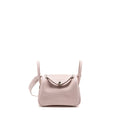 HERMES MINI LINDY CLEMENCE MAUVE PALE SHW