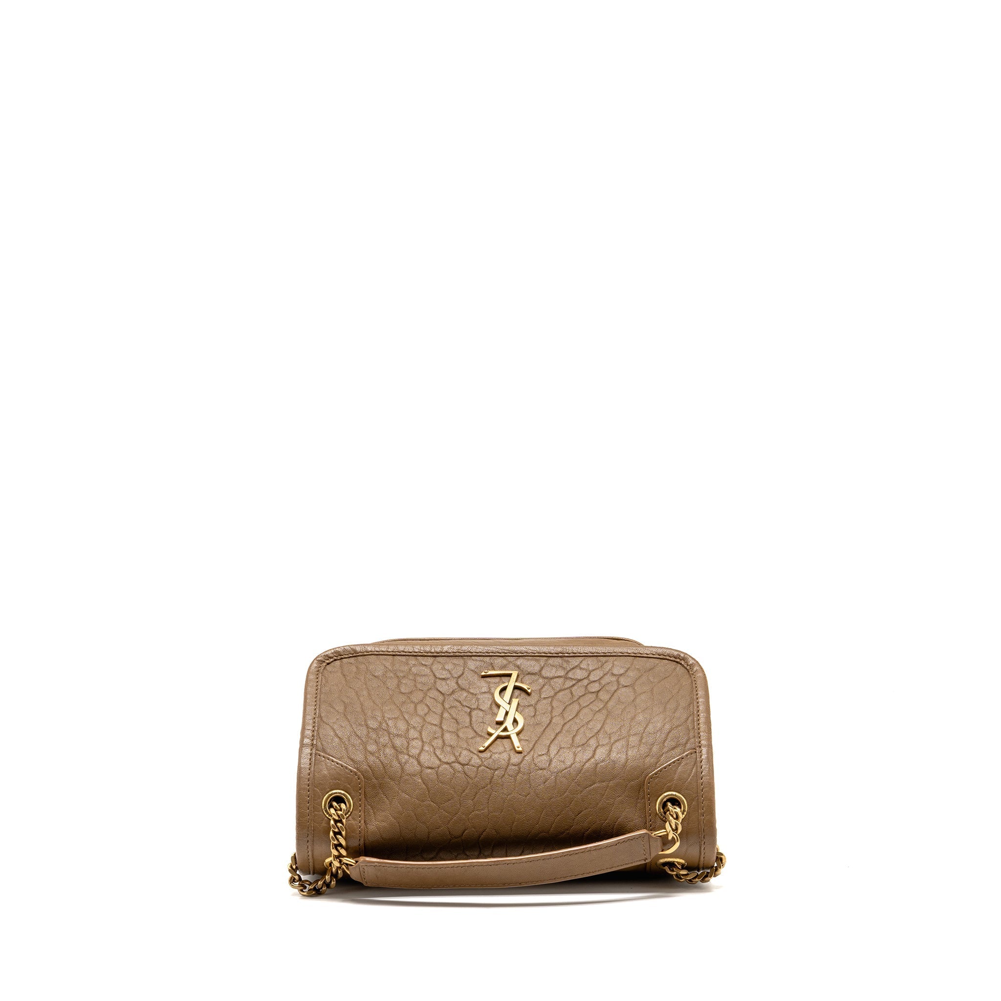 SAINT LAURENT/YSL NIKI BABY GRAINED LAMBSKIN DARK CORK GHW