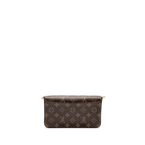 LOUIS VUITTON FELICIE POCHETTE LIMITED EDITION MONOGRAM CANVAS GHW
