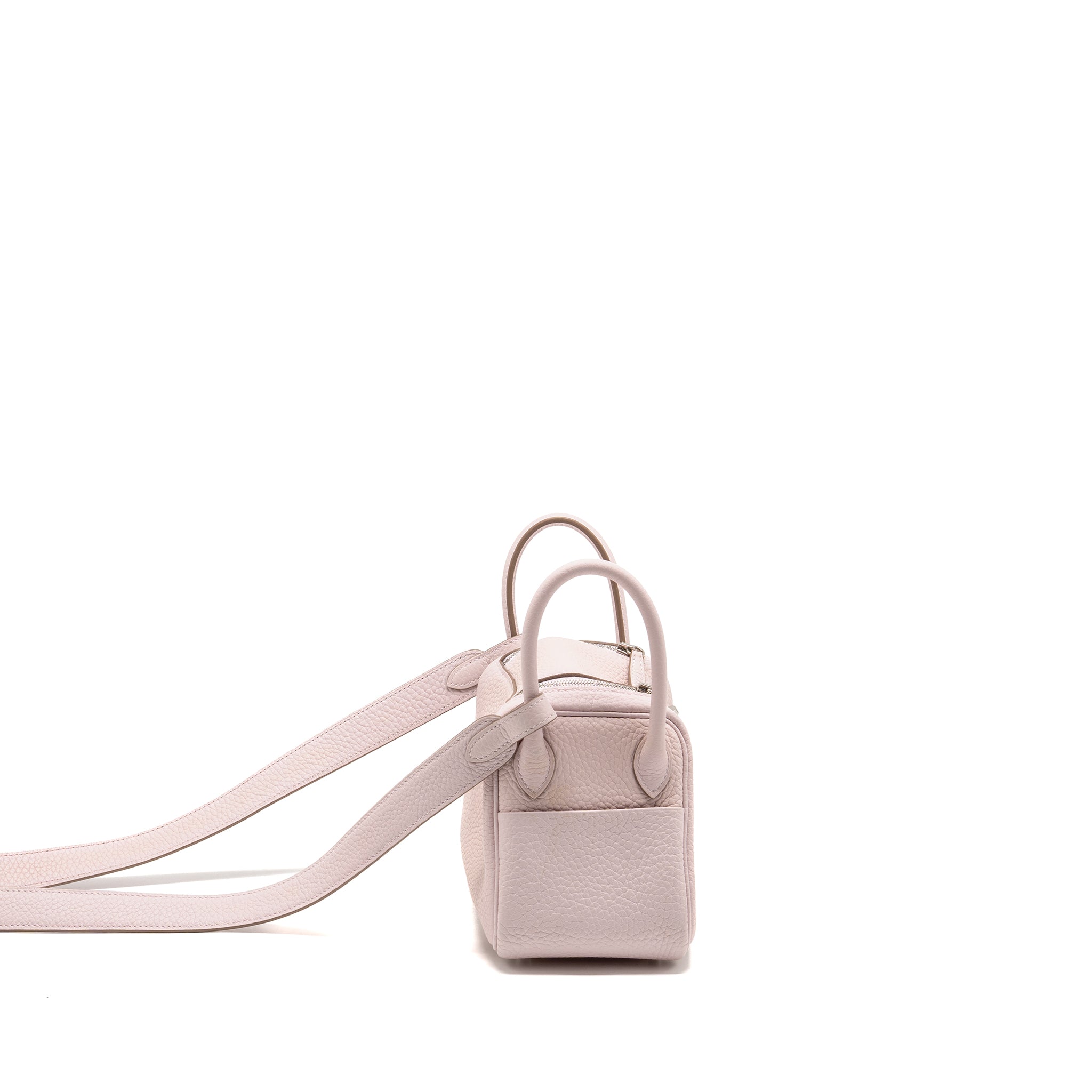HERMES MINI LINDY CLEMENCE MAUVE PALE SHW