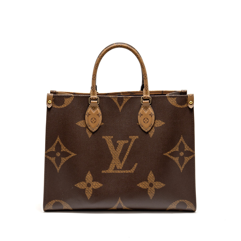 LOUIS VUITTON ONTHEGO MM MONOGRAM CANVAS GHW