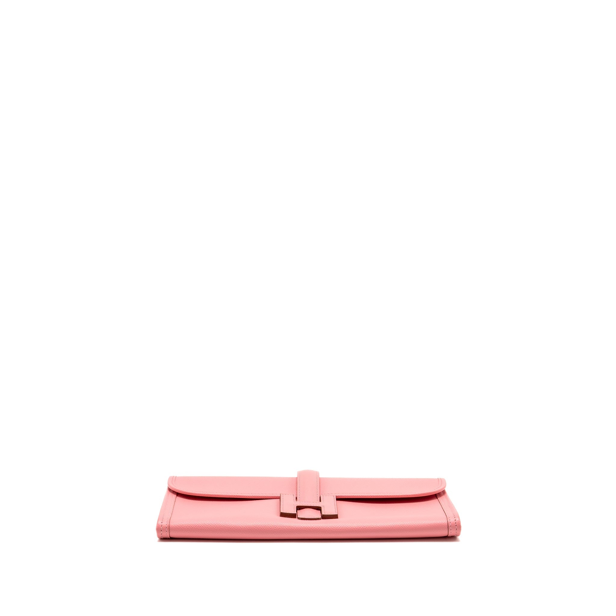 HERMES JIGE 29 CLUTCH EPSOM ROSE CONFETTI