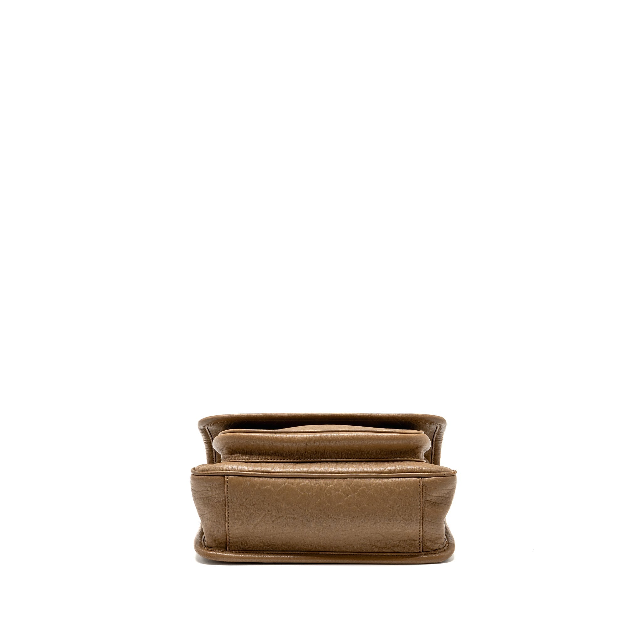 SAINT LAURENT/YSL NIKI BABY GRAINED LAMBSKIN DARK CORK GHW
