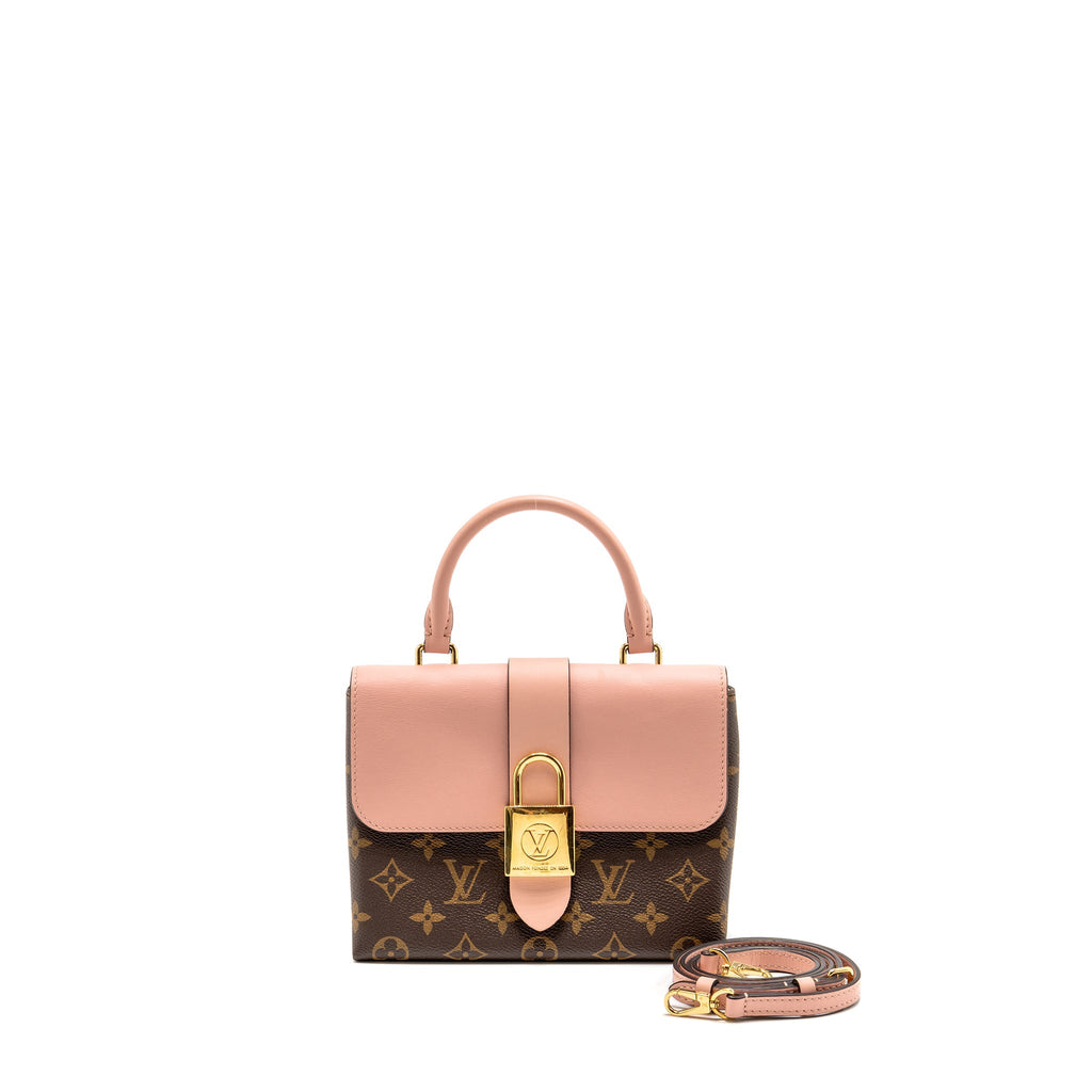 LOUIS VUITTON LOCKY BB MONOGRAM CANVAS/ROSE POUDRE GHW
