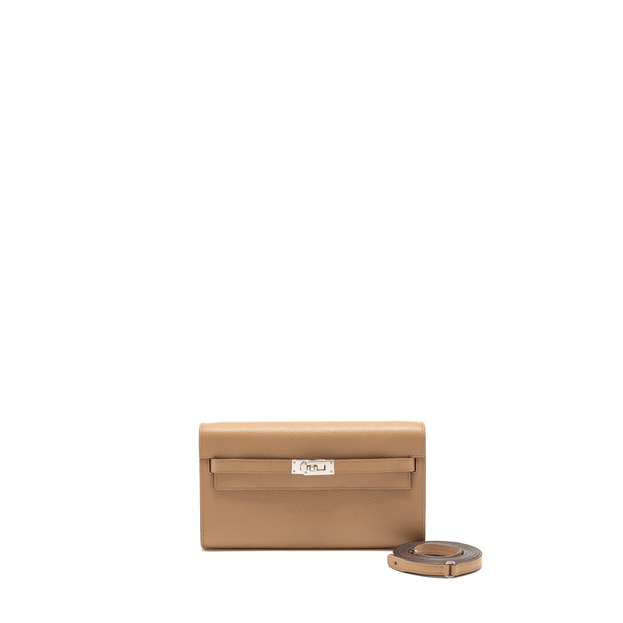 HERMES KELLY TO GO EPSOM CHAI/MAUVE SYLVESTER SHW