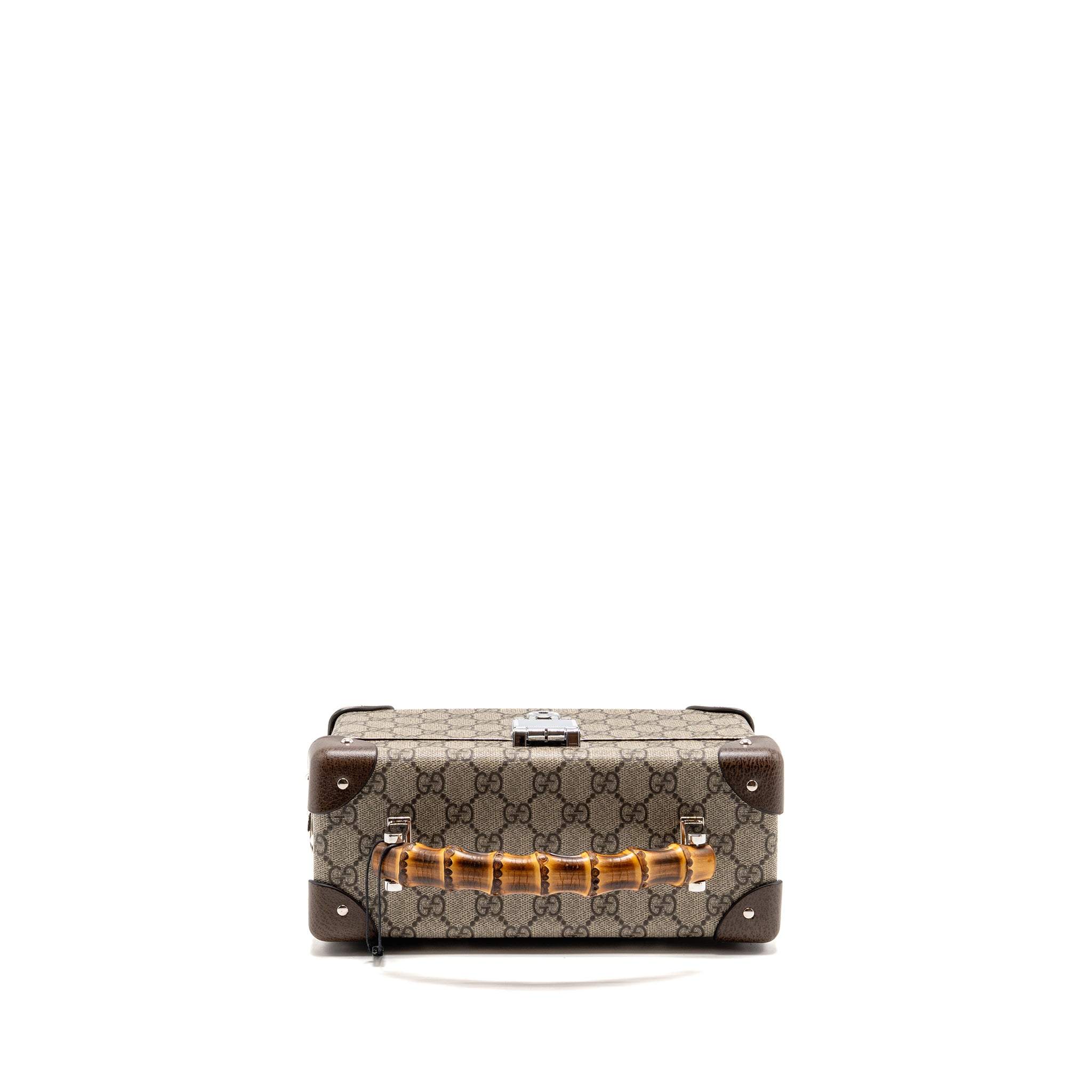 GUCCI GLOBE TROTTER GG BEAUTY CASE CANVAS BROWN SHW