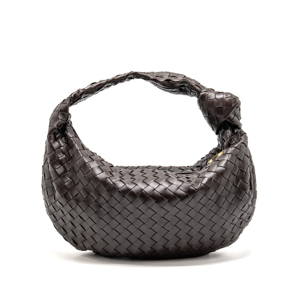 BOTTEGA VENETA CLASSIC JODIE INTRECCIATO LEATHER FONDANT GHW
